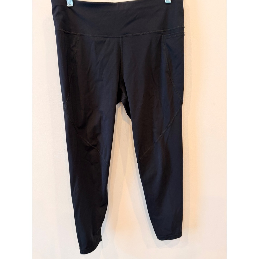 Sweaty Betty Power 7/8 Workout Leggings Black Pocket High Waist US 8-10 Medium
